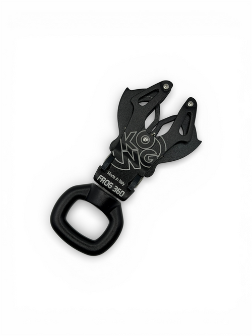 Kong Frog 360 Swivel Carabiner - Black